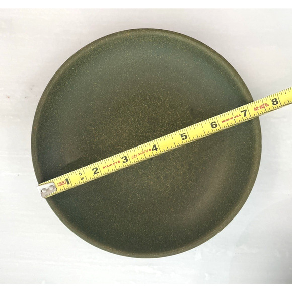 Rare Vintage Mid-Century 1950's Flintwood Melamine Green Bowl & Dish + spoon set - Picture 14 of 16